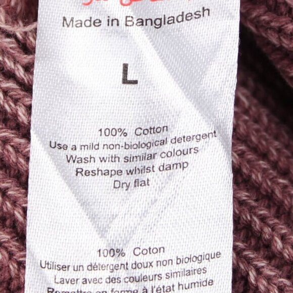 Boohoo Acid Wash Cable Knit Sweater Vest Tank – Size L – NWT – Y2K Grunge - Picture 6 of 8